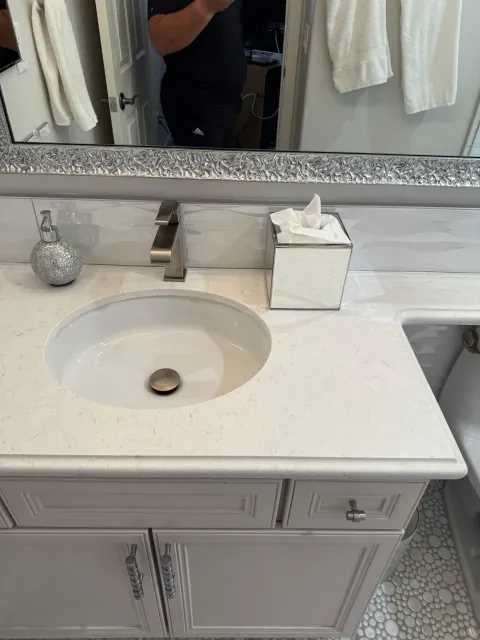 Deep cleaned bathroom in a South Florida home