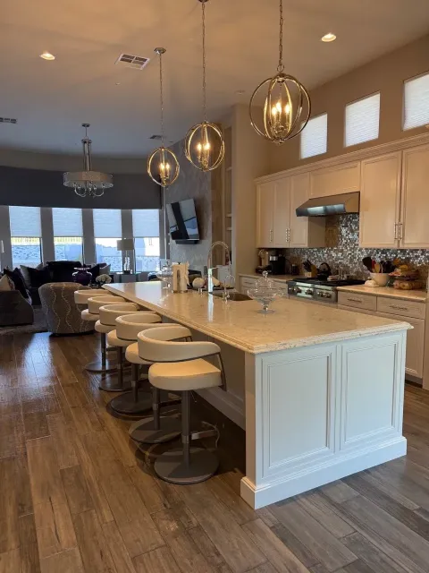 Deep cleaned kitchen in a South Florida home