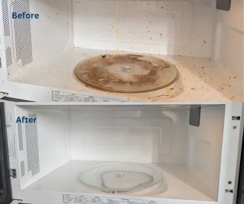 Microwave detail cleaning by Neat N Tidy